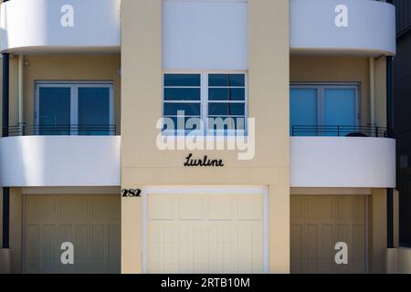 Lurline Beach Apartments, Bondi Beach, Sydney, NSW, Australia. Foto Stock