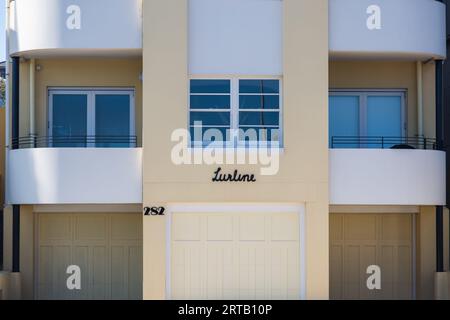 Lurline Beach Apartments, Bondi Beach, Sydney, NSW, Australia. Foto Stock