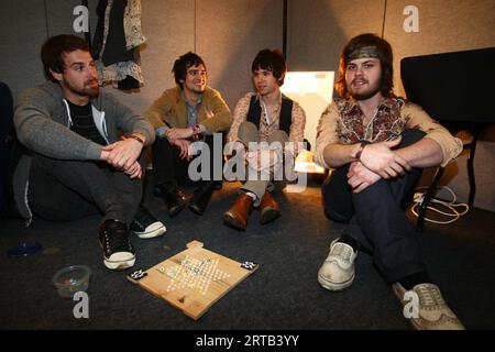 Panico alla discoteca al Glastonbury Festival 2008 Foto Stock