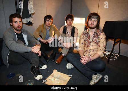 Panico alla discoteca al Glastonbury Festival 2008 Foto Stock