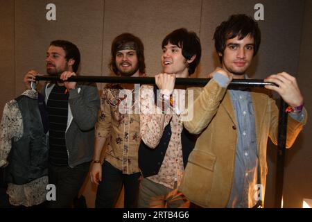 Panico alla discoteca al Glastonbury Festival 2008 Foto Stock