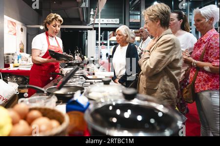 UTRECHT - visitatori durante la 29a edizione dei 50PlusBeurs nel Jaarbeurs di Utrecht. ANP FREEK VAN DEN BERGH paesi bassi fuori - belgio fuori Foto Stock