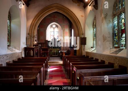 St Thomas's Church, Catthorpe, Leicestershire, Inghilterra, Regno Unito Foto Stock