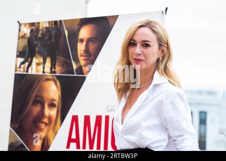 Marta Hazas partecipa al photocall "Amigos Hasta la Muerte" all'Innside by Meliá Madrid Gran Vía il 12 settembre 2023 a Madrid, in Spagna. Foto Stock