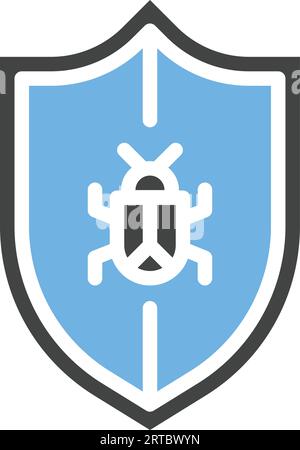 Immagine icona antivirus. Illustrazione Vettoriale