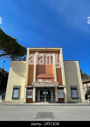 Italia, Emilia Romagna, Predappio, cinema comunale Foto Stock