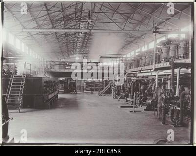 Sugar Company Factory, Vintage Archive Photo, 1900, Bali, Java, Indonesia - Indie orientali olandesi - colonialismo europeo olandese indonesia Foto Stock