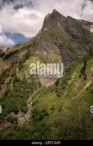 Oytal vicino a Oberstdorf, Oberallgaeu, Allgaeu, Baviera, Germania, Europa Foto Stock