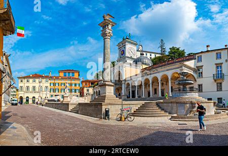 Piazza della Liberta di Udine, Friuli Venezia Giulia, Italia Foto Stock