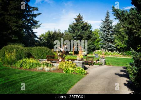 Dorothy Harvie Gardens Calgary Zoo Alberta Foto Stock