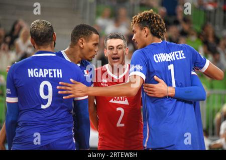 Squadra nazionale di pallavolo francese. Campionato del mondo di pallavolo 2022. Round di 16 Foto Stock