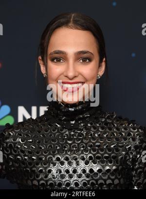 Pasadena, USA. 12 settembre 2023. Mariandrea backstage al "America's Got Talent" Season 18 Live Show Red Carpet il 12 settembre 2023, all'Hotel Dena di Pasadena, CALIFORNIA. © Lisa OConnor/AFF-USA.com credito: AFF/Alamy Live News Foto Stock
