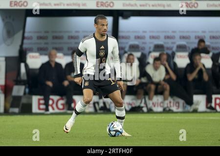 Leroy sane, in Germania, durante la partita di calcio amichevole tra Germania e Francia il 12 settembre 2023 al Signal Iduna Park di Dortmund Foto Stock