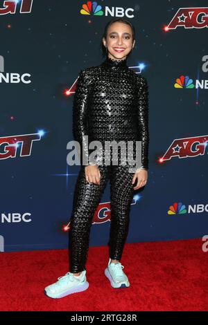 LOS ANGELES - 12 settembre: Mariandrea at the America's Got Talent Season 18 Live Show Red Carpet all'Hotel Dena il 12 settembre 2023 a Pasadena, CALIFORNIA Foto Stock