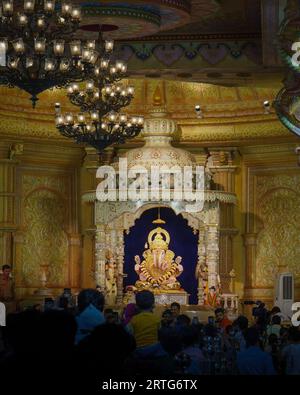 dagdusheth halwai ganpati pune Foto Stock