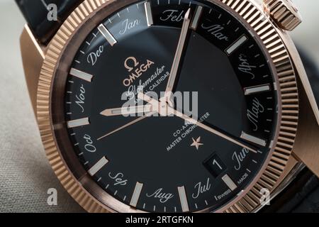 Omega Globemaster Annual Calendar Models Foto Stock