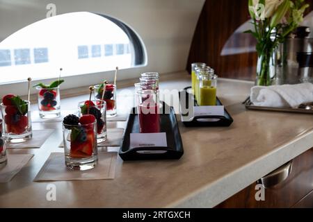 Air Charter Expo 2023 all'aeroporto di Londra Biggin Hill Foto Stock