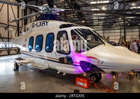 Air Charter Expo 2023 all'aeroporto di Londra Biggin Hill Foto Stock