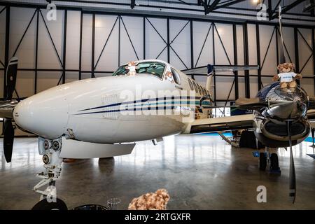 Air Charter Expo 2023 all'aeroporto di Londra Biggin Hill Foto Stock