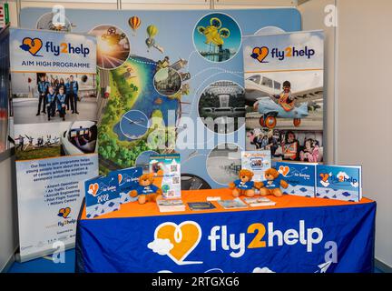Air Charter Expo 2023 all'aeroporto di Londra Biggin Hill Foto Stock