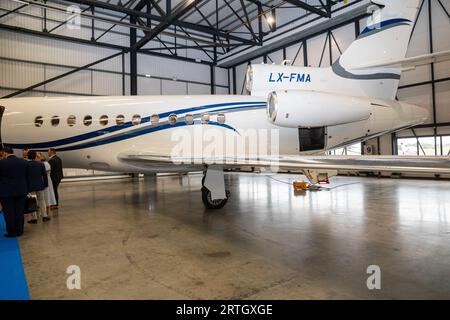 Air Charter Expo 2023 all'aeroporto di Londra Biggin Hill Foto Stock
