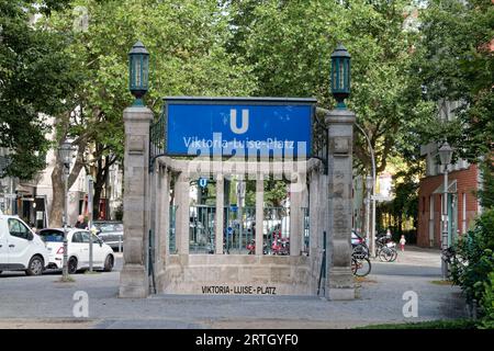 Viktoria-Luise-Platz, stazione U-Bahn, Schöneberg, Berlino, Foto Stock