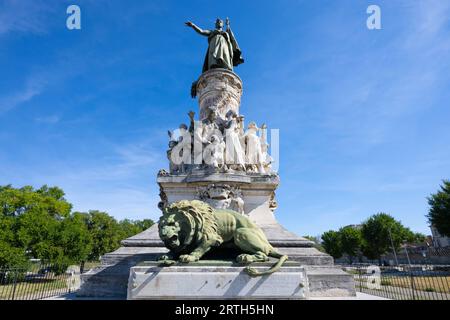 AVIGNONE FRANCE MONUMENT DU COMTAT TRIONFO DELLA REPUBBLICA Foto Stock