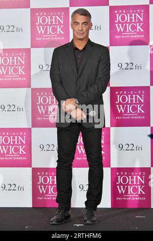 Tokyo, Giappone. 13 settembre 2023. Il regista Chad Stahelski partecipa alla première giapponese del film "John Wick: Chapter 4" a Tokyo, in Giappone, mercoledì 13 settembre 2023. Foto di Keizo Mori/UPI Credit: UPI/Alamy Live News Foto Stock