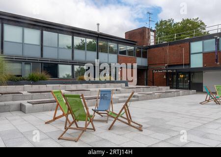 Campus dell'Università per le Arti creative (UCA) a Farnham, Surrey, Inghilterra, Regno Unito Foto Stock