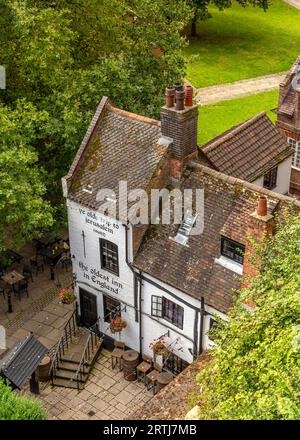 Ye Olde Trip to Jerusalem Inn a Nottingham, Regno Unito. Foto Stock