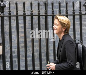 Londra, Regno Unito. 13 settembre 2023. Tavola rotonda NHS al 10 di Downing Street per prepararsi all'inverno. NHS England Chief Executive, Amanda Pritchard Credit: Ian Davidson/Alamy Live News Foto Stock