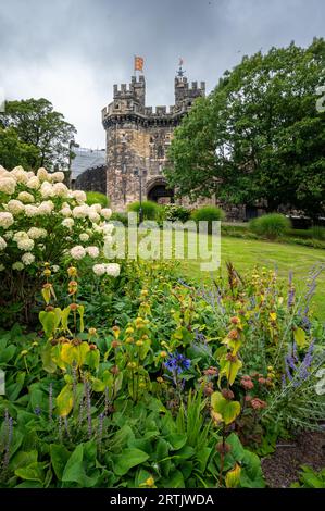 Lancaster Castle, uno dei luoghi storici più affascinanti del Regno Unito Foto Stock