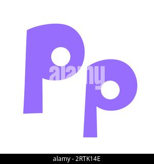 Lettere maiuscole, minuscole, abc minuscole, animazioni colorate stile divertente, illustrazione vettoriale dell'alfabeto inglese, lettere in caratteri scritti a mano multicolori, simboli, lettering decorativo alla moda Illustrazione Vettoriale