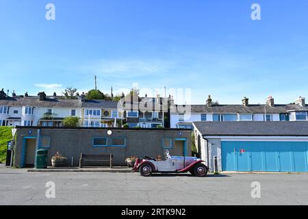 Borth y Gest (Borth-y-Gest) Porthmadog, Gwynedd, Galles, Regno Unito – 13 settembre 2023 Foto Stock