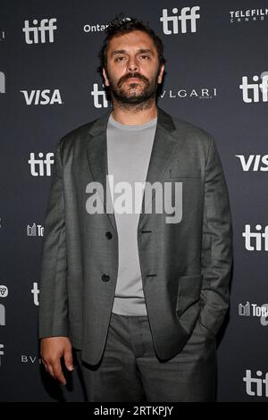 Toronto, Canada. 13 settembre 2023. Pio Marmai partecipa alla premiere del film A Difficult Year durante il Toronto International Film Festival a Toronto, Canada, il 13 settembre 2023. Foto di Julien Reynaud/APS-Medias/ABACAPRESS.COM Credit: Abaca Press/Alamy Live News Foto Stock