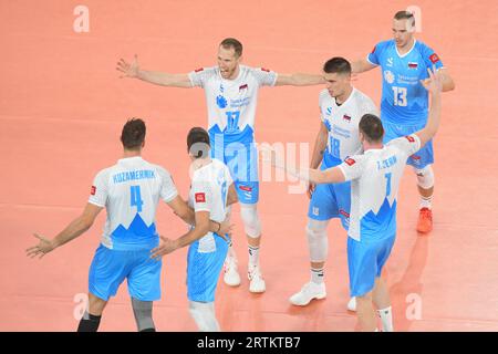 Squadra nazionale di pallavolo slovena. Campionato del mondo di pallavolo 2022. Foto Stock