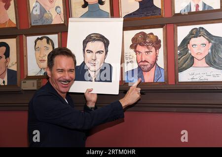 New York, USA. 13 settembre 2023. Eric McCormack partecipa alla presentazione della sua caricatura al Sardi's di New York, New York, il 13 settembre 2023. (Foto di Efren Landaos/Sipa USA) credito: SIPA USA/Alamy Live News Foto Stock