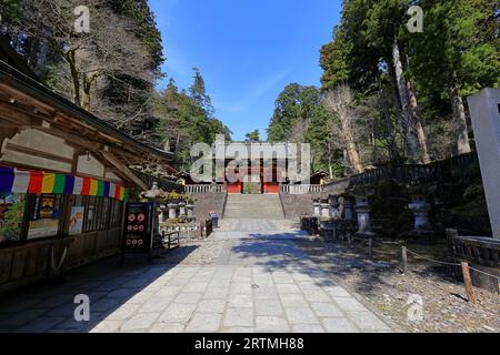 Il Tempio di Taiyu-in, parte del Tempio di Rinnouji, è un patrimonio mondiale dell'unesco a Nikko, in Giappone Foto Stock