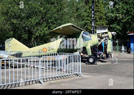 Auf dem Gelände des VLP Rothenburg / Görlitz befindet sich das Luftfahrtmuseum des Luftfahrttechnischen Museumsverein Rothenburg e.V. Die Sammlung um Foto Stock