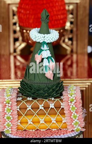 Tempio di Wat Phra Kaew. Tempio del Buddha di Smeraldo. Bangkok. Thailandia. Foto Stock