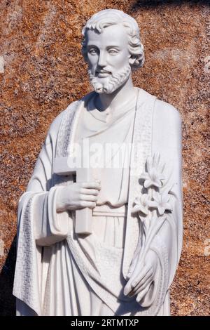 Hai Son. Statua di San Giuseppe. Vung Tau. Vietnam. Foto Stock