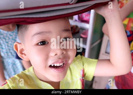 Scuola materna gestita da Dominicans Sisters. Bien Hoa. Vietnam. Foto Stock