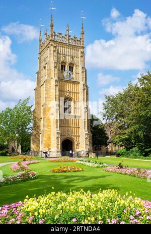 Evesham Bell Tower o Evesham Abbey Bell Tower un campanile indipendente a Evesham Wychavon Worcestershire West Midlands Inghilterra Regno Unito GB Europa Foto Stock