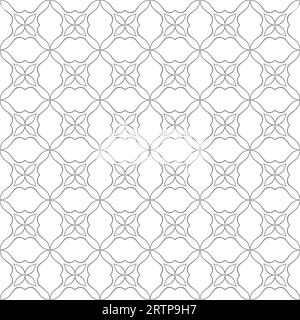 Sfondo vettoriale astratto motivo griglia diagonale linea senza cuciture Illustrazione Vettoriale
