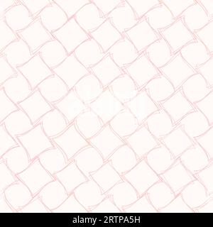 Sfondo astratto senza cuciture Design con linea quadrata vettore Illustrazione Vettoriale