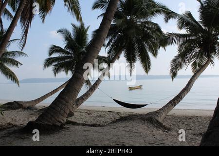 Spiagge delle Andamane: Un paradiso tropicale le Isole Andamane, annidate nella Baia del Bengala Foto Stock