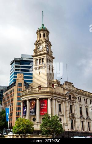 Municipio di Auckland, Aotea Square, Central Business District, Auckland, North Island, nuova Zelanda Foto Stock