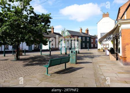 Vista generale di quorn village in Leicestershire Foto Stock