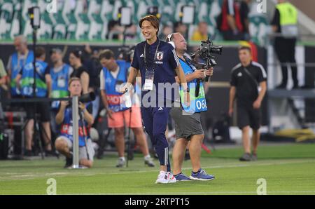 Wolfsburg, Deutschland. 9 settembre 2023. Firo: 09.09.2023 calcio, calcio, nazionale maschile 2023/2024, test match Germania - Giappone Ko Itakura, cifra intera credito: dpa/Alamy Live News Foto Stock