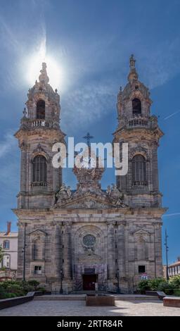 Luneville, Francia - 09 02 2023: Vista della facciata della chiesa di Saint-Jacques Foto Stock